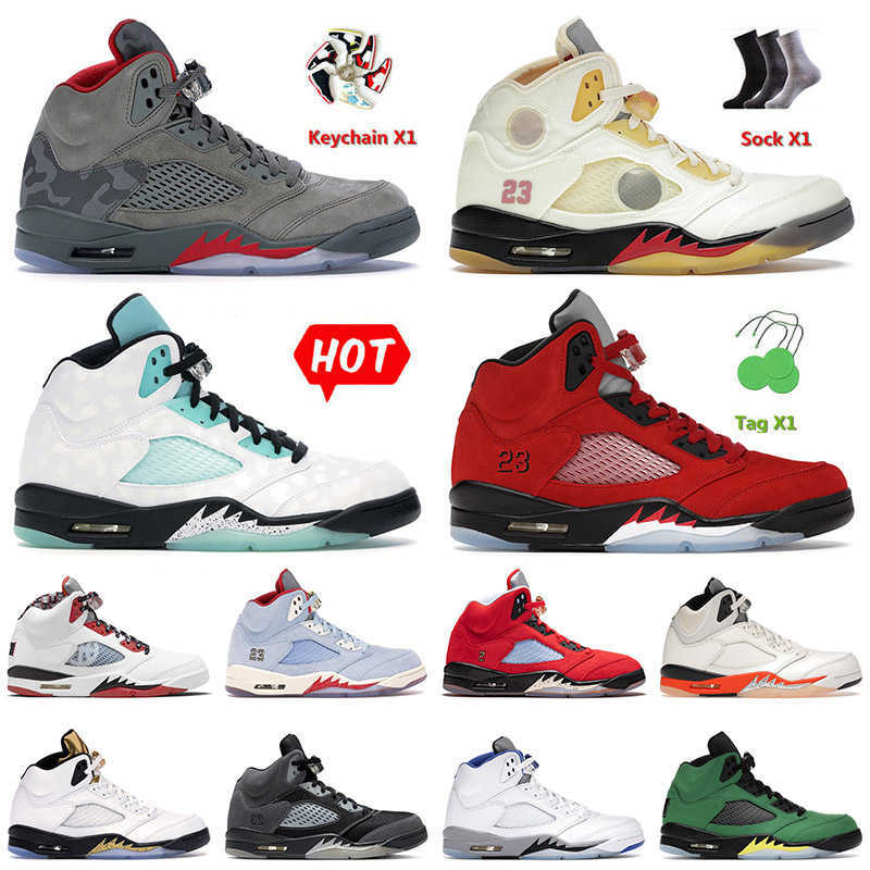 

New Quality 2022 Basketball Shoes 5 5s V Mens Jumpman Camo Sail Raging Bull Island Green Michigan Ice Blue Oregon Ducks Trainers Sneakers, Other colours