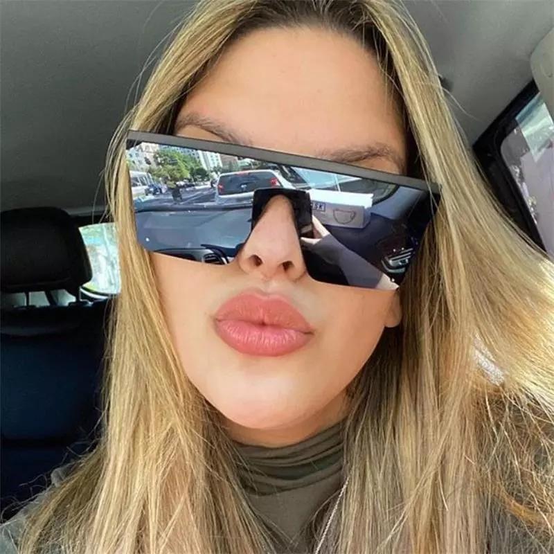 

Sunglasses 2022 Square Retro Women Eyeglasses Women/Men Brand Designer Glasses For Men Mirror Lentes De Sol MujerSunglasses