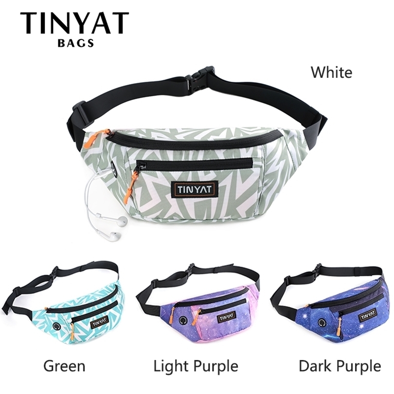 

TINYAT Women Waist Bag pack Bohemia Print Girls Belt Bag for Phone Money Casual bag for belt of 4 pockets travel Belt pouch 201119, Yellow