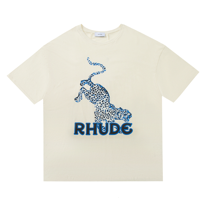 

2022 High Quality T-shirt Pattern Loose Ins High Street Couple Short Sleeve T-shirts