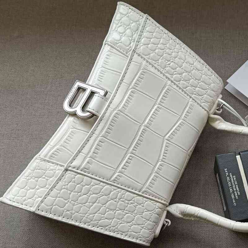 

Designer bags high sense bale'ciga's new style handbag Hourglass bag BG brands black and white shooting stealing pictures must be investigated high texture