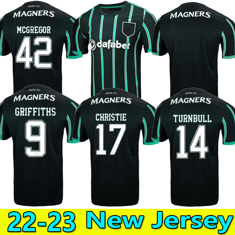

22/23 Celtic Soccer Jersey Home away KYOGO FANS EDOUARD 2022 2023 ELYOUNOUSSI TURNBULL AJETI CHRISTIE MCGREGOR GRIFFITHS FORREST uniforms Football Shirt, 22/23 away