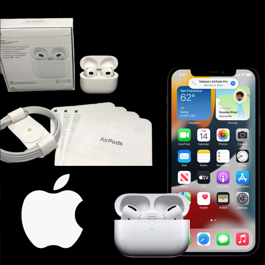 

Generation 3 Earphones Airpod H1 Chip Rename GPS Wireless Charging Bluetooth Headphones Pods 2 Earbuds 2nd generation headset, Airpods 2