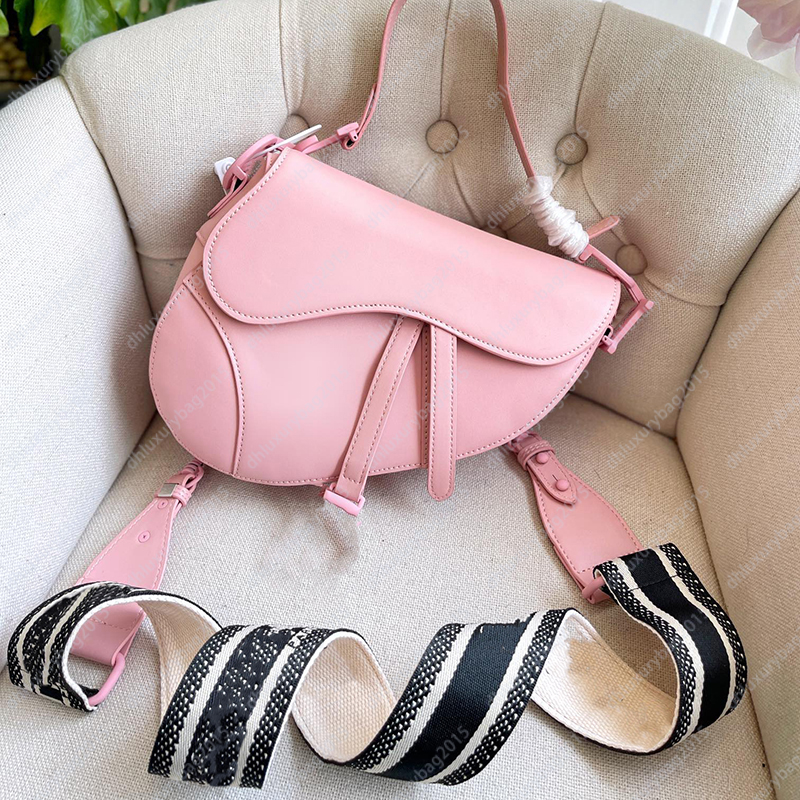 

Top Designer Shoulder Bag Classic Leather Tote Bags Vintage Handbags Women Fashion Saddle 5 Colors Crossbody Pink Coin Purses Orange Wallets, Increase freight