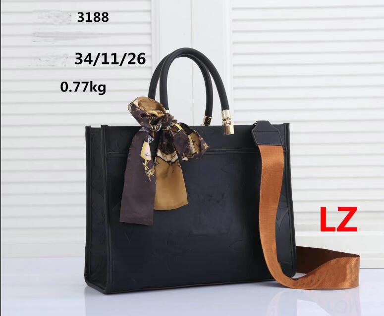 

Luxury Designers Handbag Tote Shoulder Clutch Bags On The Go Crossbody Shopping Bag Purses Women Handbags Totes Wallet Backpack 3188# 34cm, Black