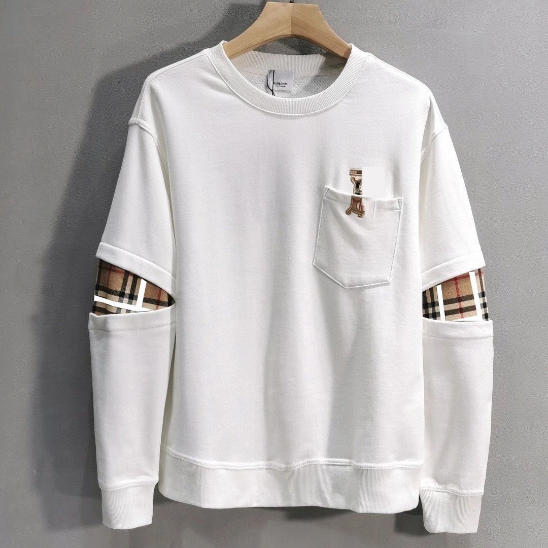 

Men's hoodie luxury designer classic checkered stitching embroidery 100% cotton Multiple styles retro winter hoodie long sleeve casual hip hop plus size 2XL 3XL#SSLL