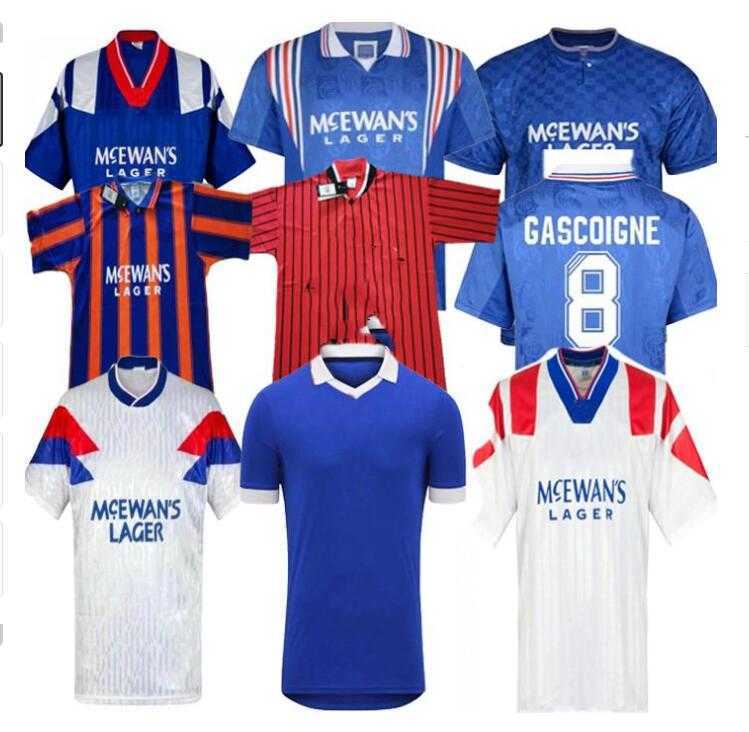 

Retro Glasgow 87 90 92 93 94 95 96 99 jerseys GASCOIGNE ALBERTZ FERGUSON LAUDRUP MCCOIST soccer football calcio shirts classic, 9799