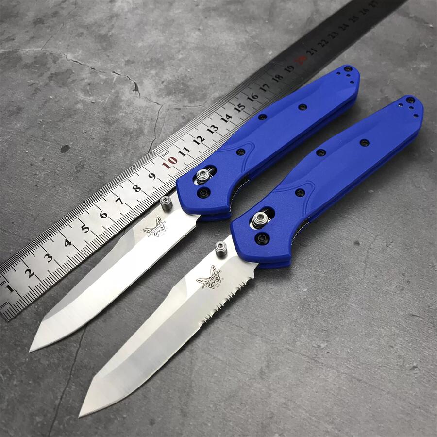 

Benchmade Osborne 940/940-1/9400 Folding Knife 3.4" S30V Plain Blade Black G10 Handles - 940-2 Knives EDC Tools