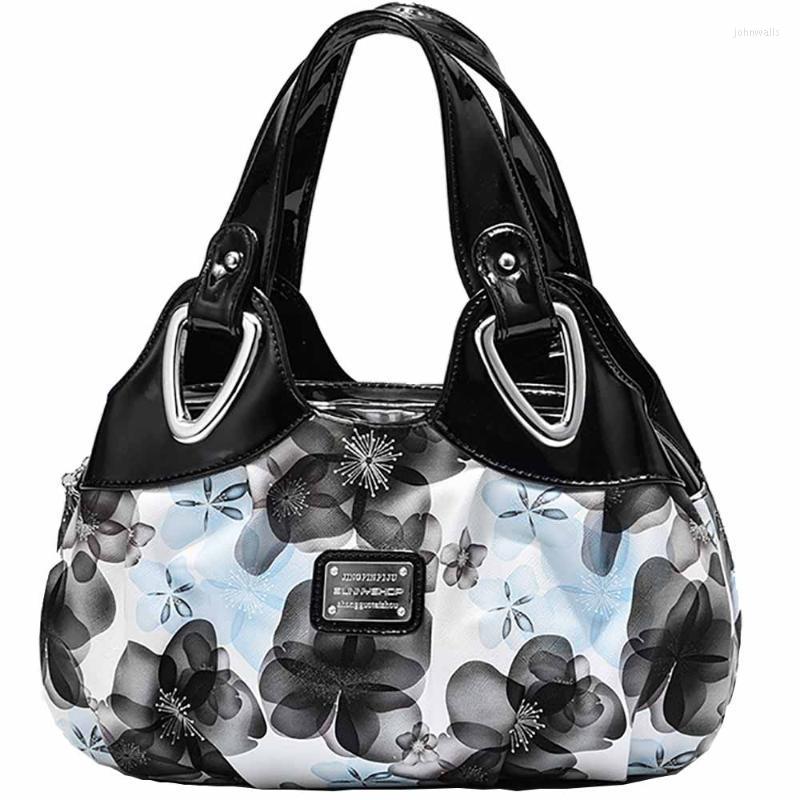 

Evening Bags Fashion Flowers Printed Totes For Women Female Casual Large Capacity Shoulder Ladies Letter Bag PackEvening, 50 pcs choose this