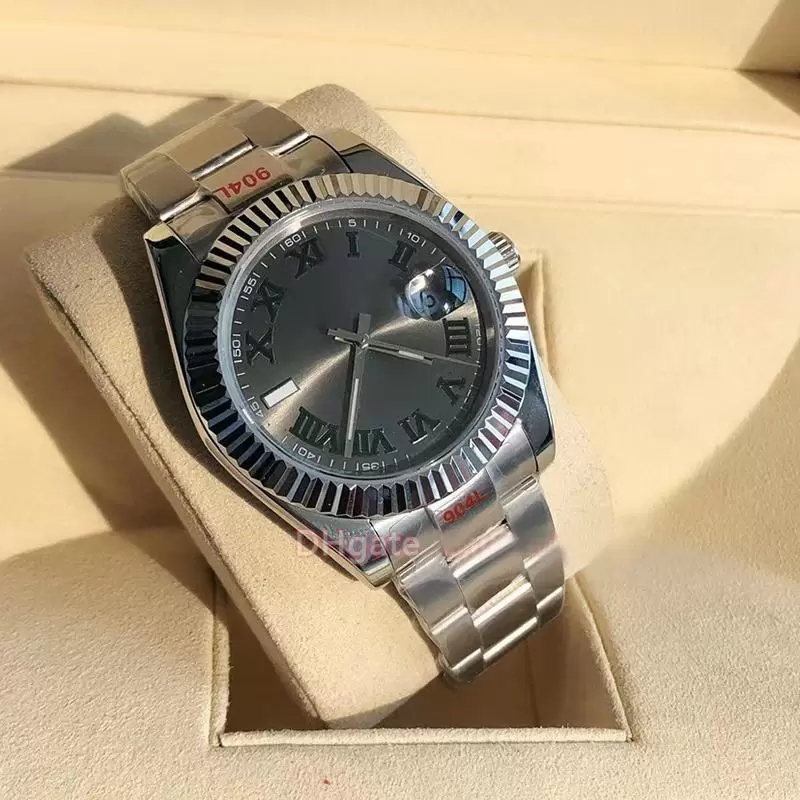 

Mens 41MM 2813 Automatic Mechanical Watches Classic Life Waterproof Wristwatch Calendar Stainless Steel Case Montre De Luxe, Make waterproof