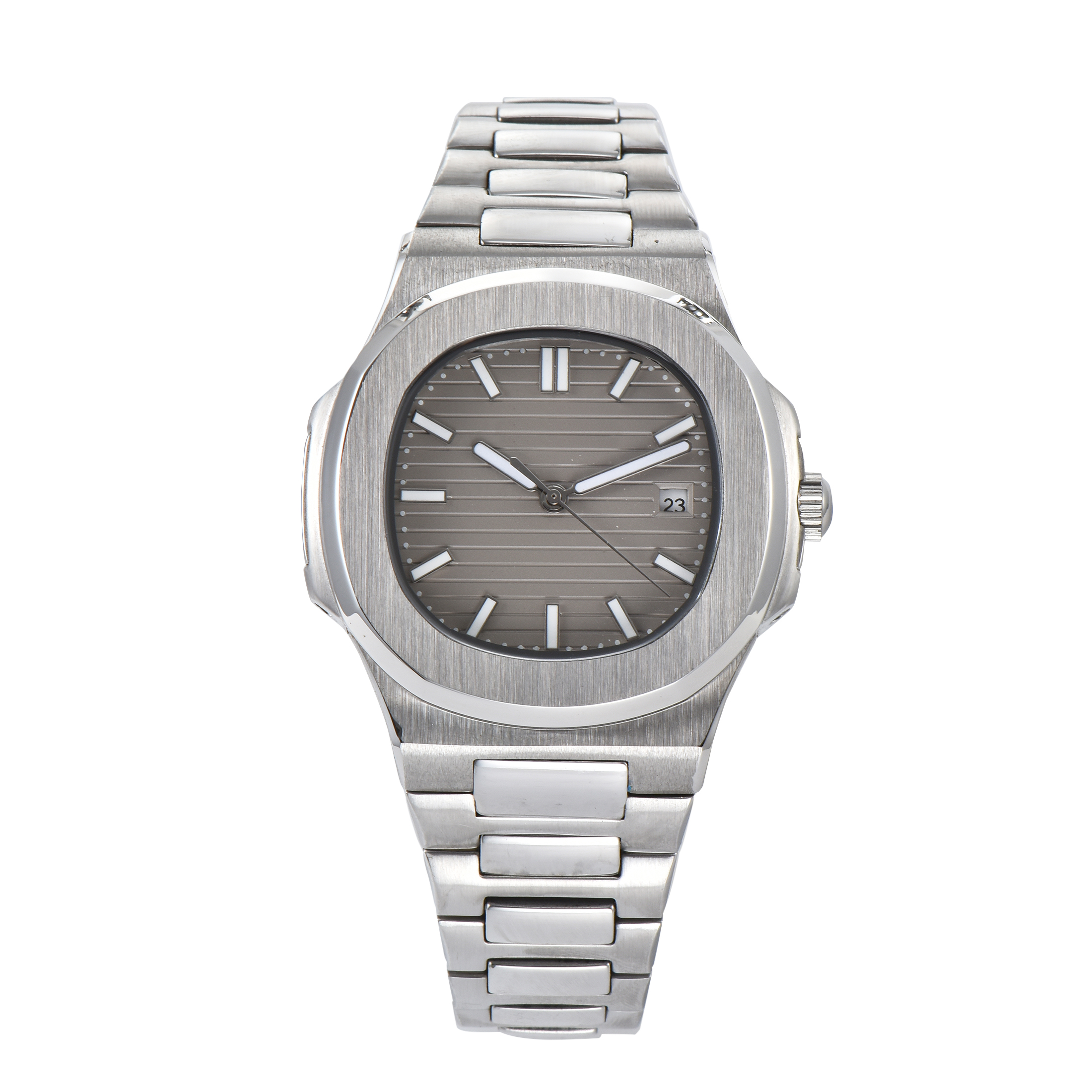 

0 Mens Watches 5711/1A 40mm Sport Mechanical Automatic Movement Silver Case Dial Stainless Steel Bracelet Luxury Men Watch