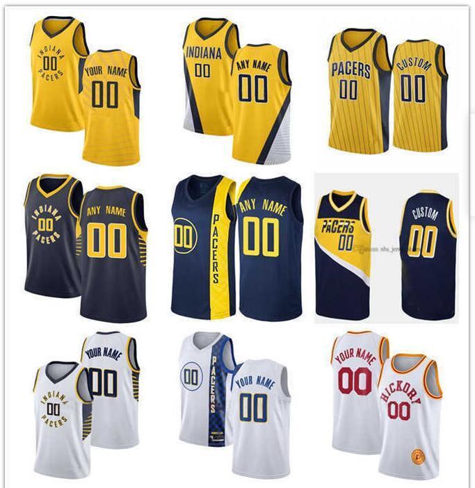 

75th Mens Womens Youth Indiana''Pacers''9 T.J. McConnell 0 Tyrese Haliburton 24 Buddy Hield 6 Lance Stephenson 15 Reggie Perry Custom Basketball Jersey, Color