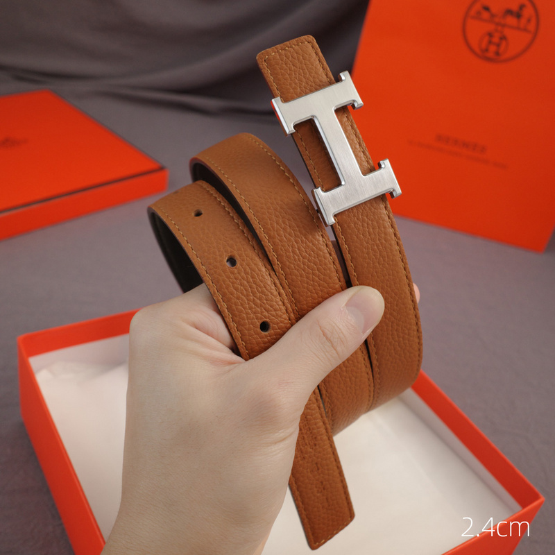 Fashion Belt Designer Men Women Belt 2.4cm Orgianl Real Leather Belts Copper Buckle With Box Packing