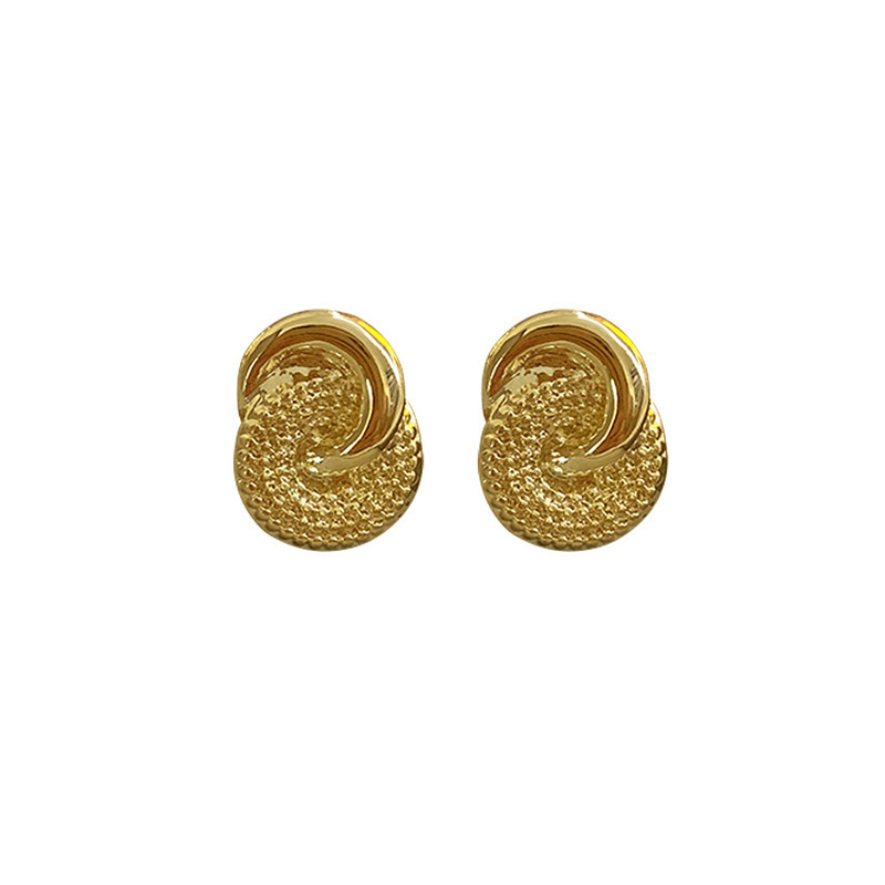 

Metal Earrings High Sense Temperament Women's New Net Red Fashion Simple