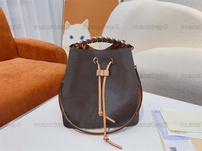 

NÉONOÉ BB SPRING IN THE CITY M44887 Designer Neonoe Bucket Bag Damier Azur Cross Body Women Luxurys Braided handle Bag Classic Drawstring Bags With Purse, 1#