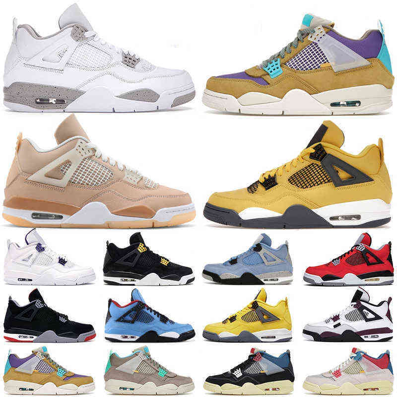 

dunks low Mens Outdoor shoes 4s jumpman 4 University Blue Black Cat Shimmer White Oreo yellow Sail men Sports sneakers WUQ7, No shoes