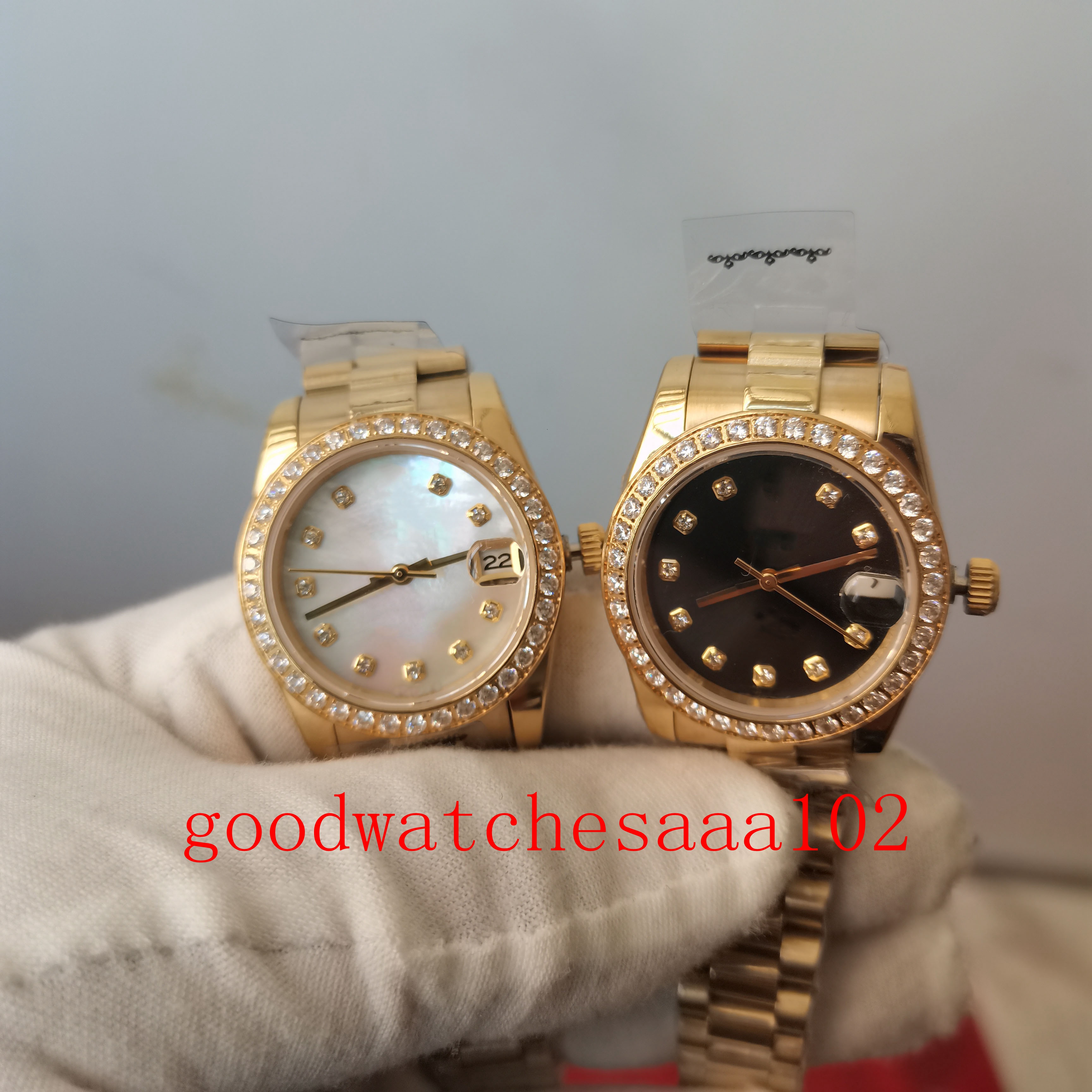 

U1 Factory Ladies Watch High Quality Watches 126231 126281 Silver Black Green Dial Full Diamond 31mm ETA 2813 Movement Classic Series Automatic Women's Watches
