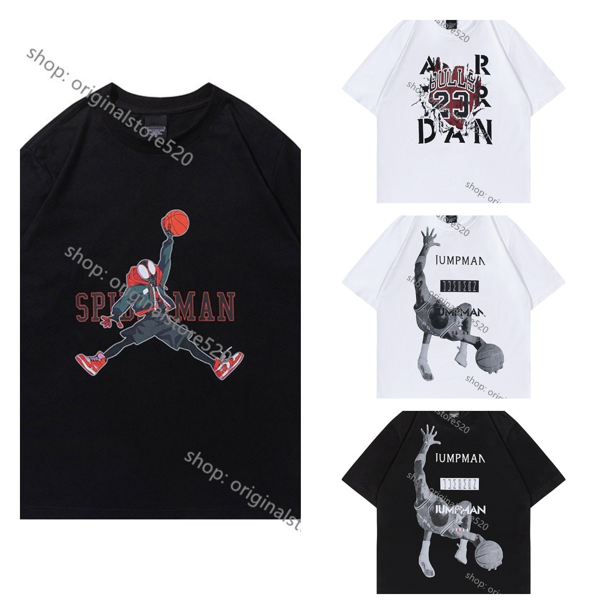 

Men's T Shirt High Tech fleece Quality t shirts Reflective luminous Trapeze Splash Print Crew Neck Cotton Loose Casual Tees Classic Short Sleeve 05080106, 1pcs buttons