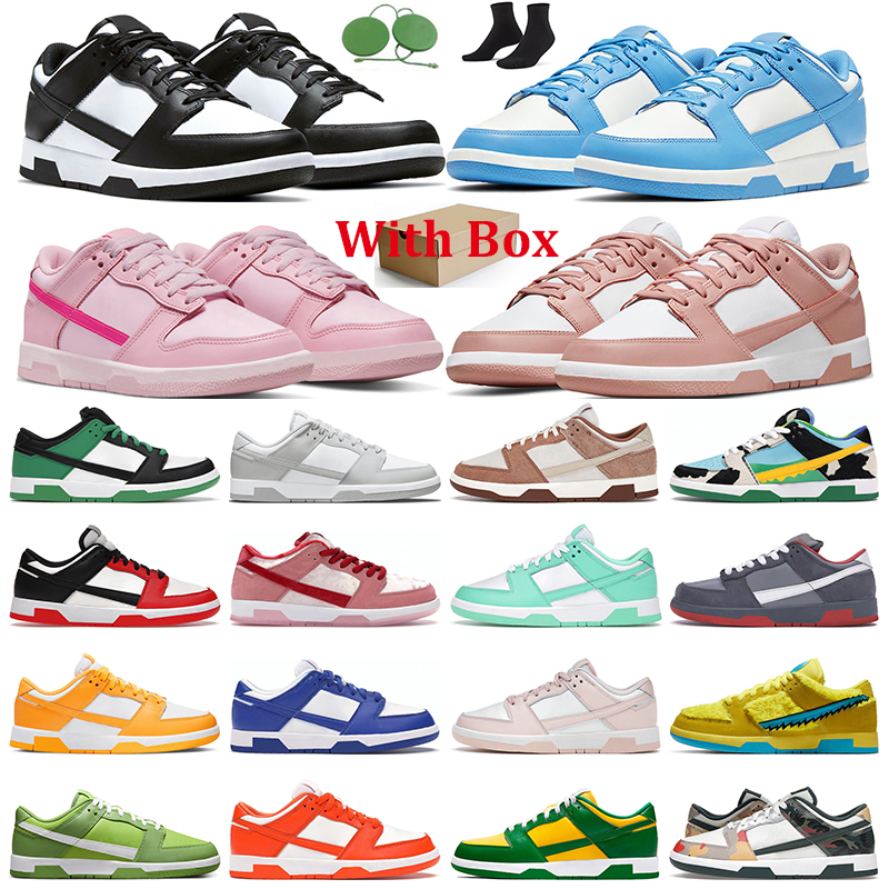 

Casual Shoes dunks Black White Panda Unc Grey Fog Patchwork Varsity Green Mummy Arizona State Atmosphere Syracuse Valentines Day GAI trainers sneakers, Triple pink