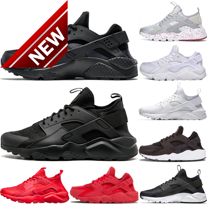 

Huarache I Running shoes for Men Women Outdoor Sports Shoe Triple Black White Gold Huraches 4.0 Womens Mens huaraches Trainer Sneakers, 4.0 triple black