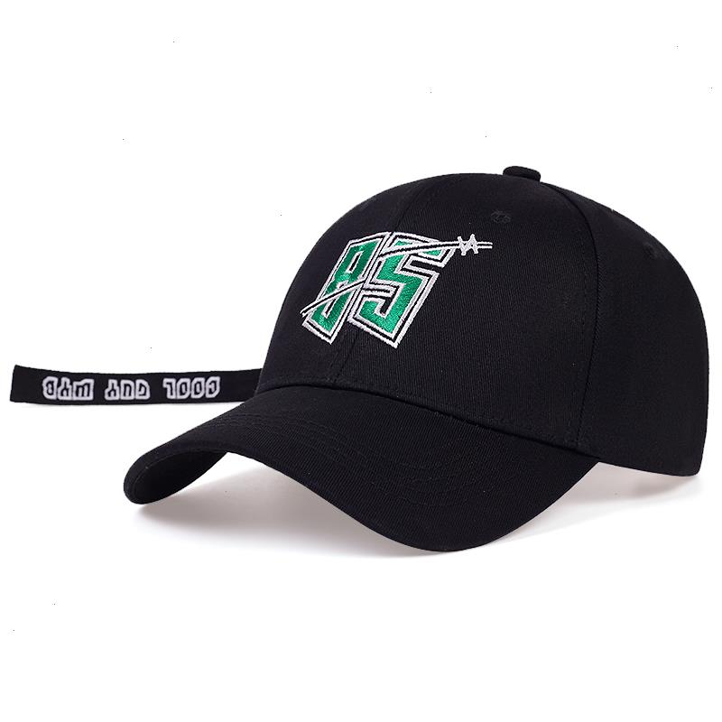 

Fashion Wyb Embroidery 85 Baseball Cap Casual Wild Men Dad Hat Summer Outdoor Sun Hats Cotton Snapback Gorras, Black