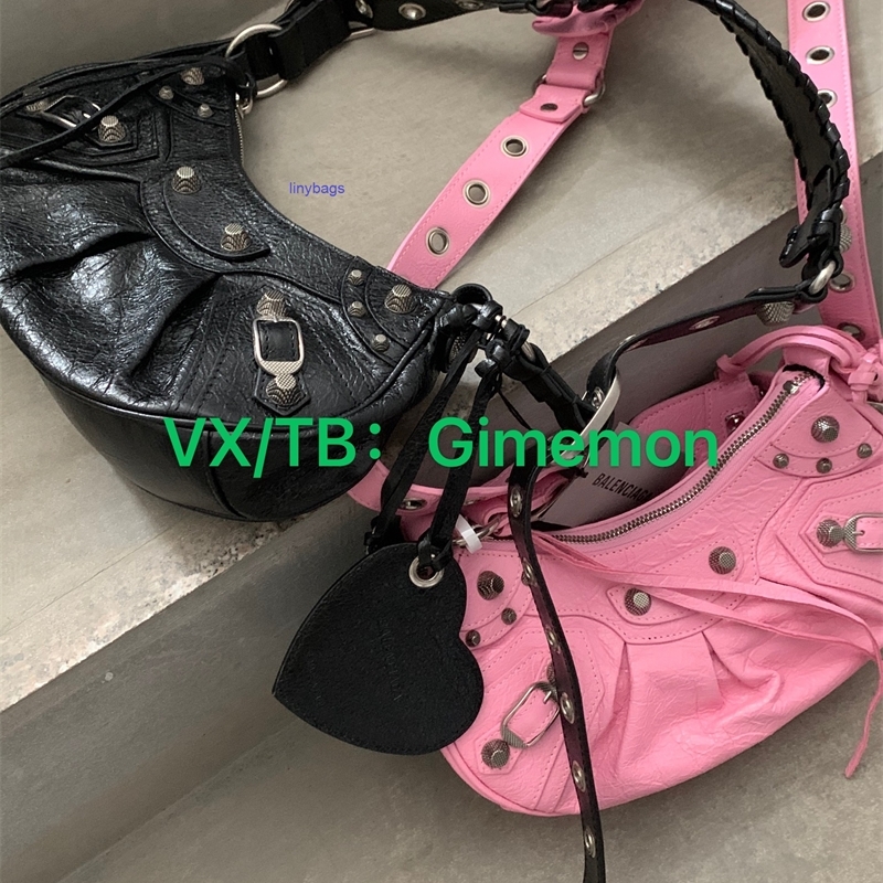 

designer bags balencaigass in stock Le cagole locomotive armpit XS 5BY1, Black classic xs