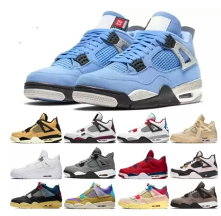 

Jordam 4 4s Jumpman Basketball Shoes Men Women jordan4s 4 Red Thunder Infrared Black Cat Bred University Blue Sail Neon Mushroom Mens Trainers, Select shoe size