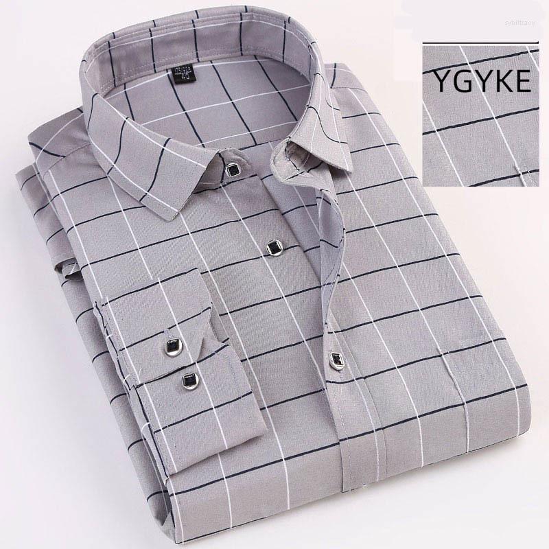 

Men's Dress Shirts Summer Plaid Short-sleeved Shirt Men's Thin Fashion Slim Cotton Non-iron Casual ClothingMen's Sybi22, 04