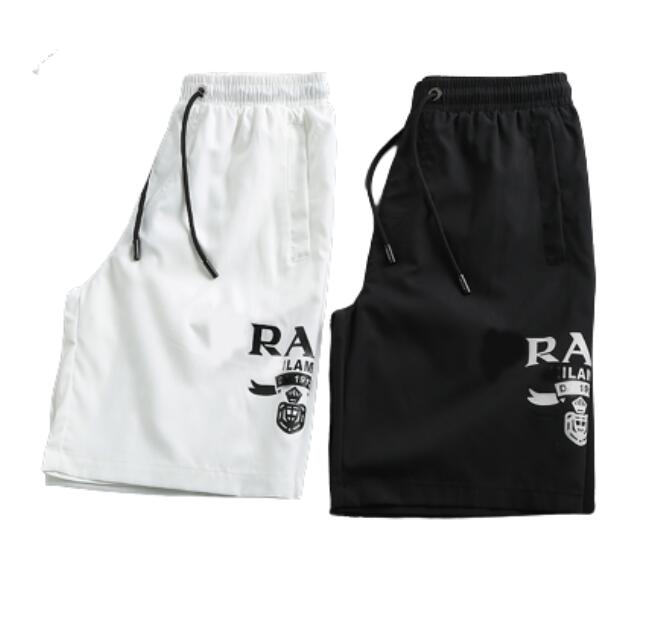 

Fashion Designers shorts Quick Drying Printing 2022 Summer Board Beach Pants Men Swim Short Size QAQ#11, Black