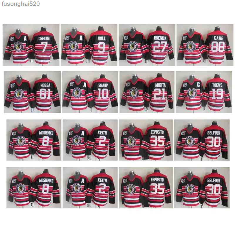 

95 75th Anniversary Chicago Blackhawks Hockey Jerseys 19 Jonathan Toews 8 Nick Schmaltz 2 Duncan Keith 81 Marian Hossa 10 Sharp 21 Stan nhl's Jerseys, White