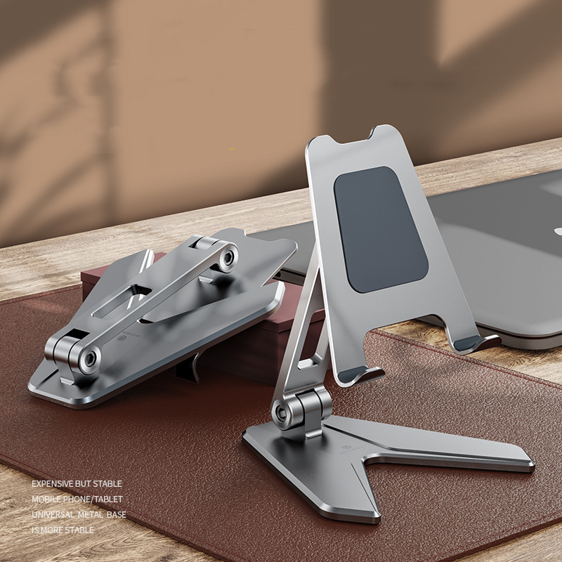 

Tablet Stand Tablet Accessories Dual Axis Adjustable Lazy Phone Tablet Bracket Foldable Portable Phone Stand