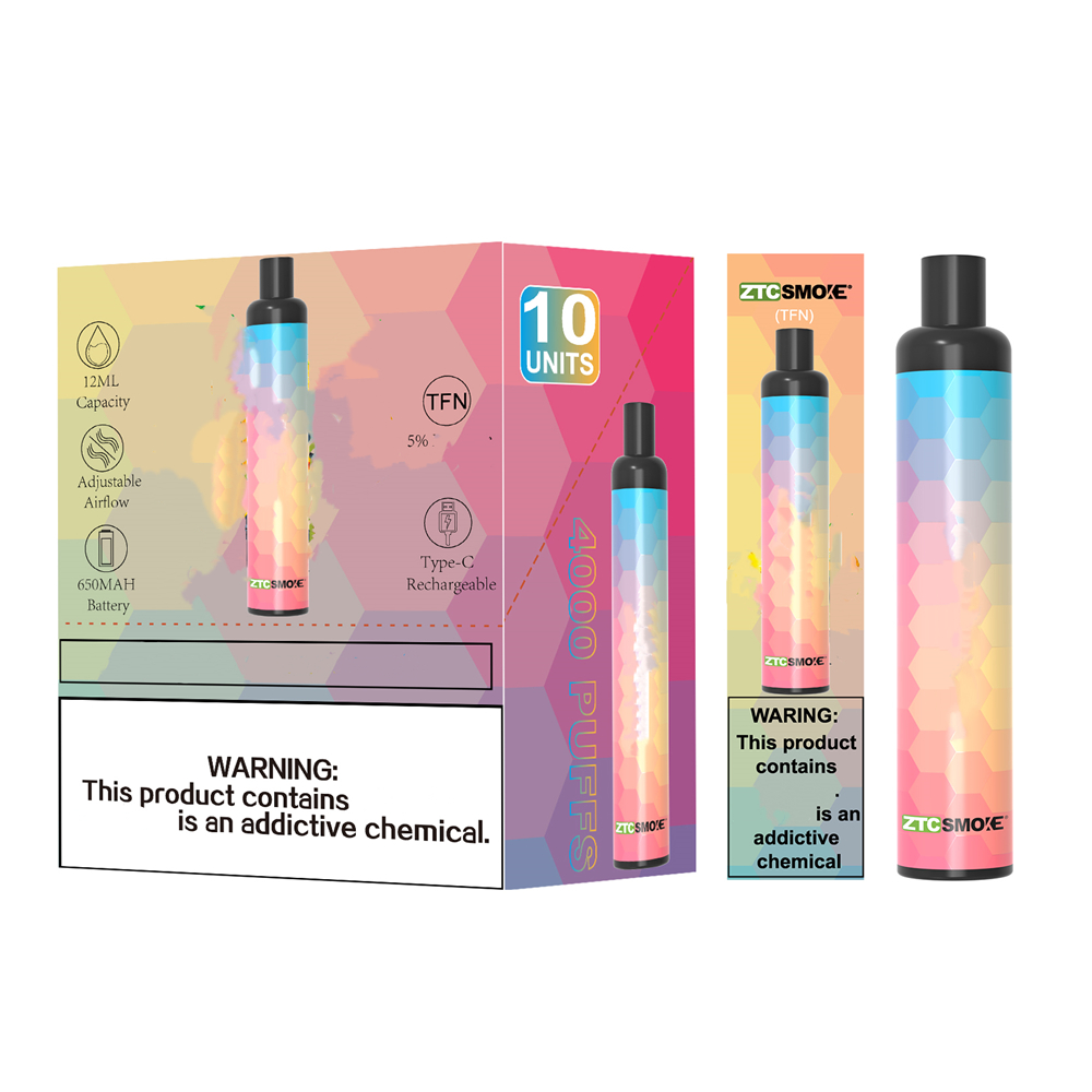 

650mah 550 ZTCSMOKE 3000 4000 Device PUFFS E Cigarettes 10 12ml Authentic Disposable ITHOR XXL Battery Flow Pod Pen Psofi