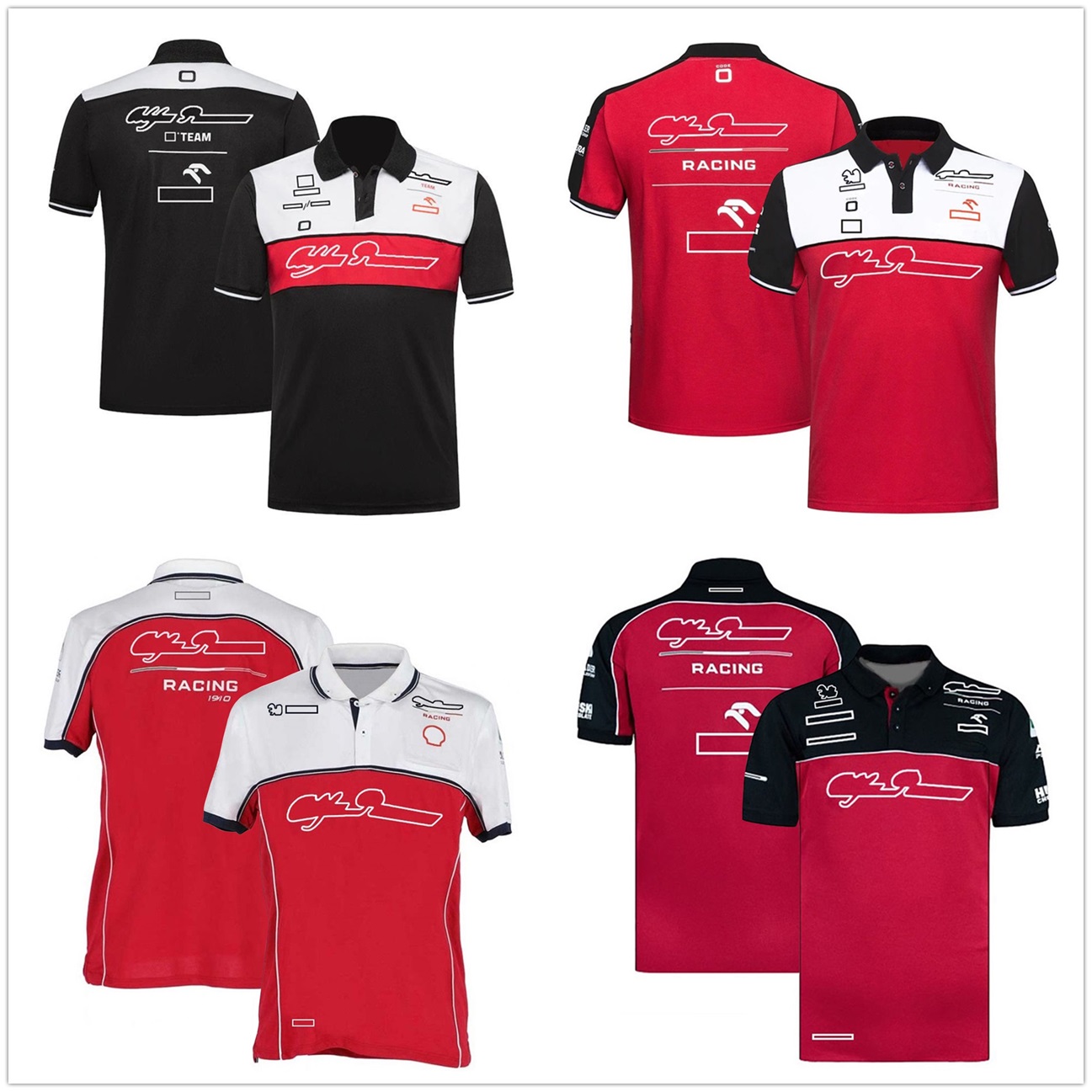 

F1 Official Team T-Shirt Casual Breathable Quick Dry Top Polo Shirt Plus Size Custom Racing Suit