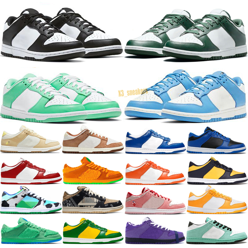 Designers hommes femmes chaussures de course Blanc Noir UNC Coast Green Glow Syracuse Purple Pulse Chunky sb low Laser Orange mens casual sneaker
