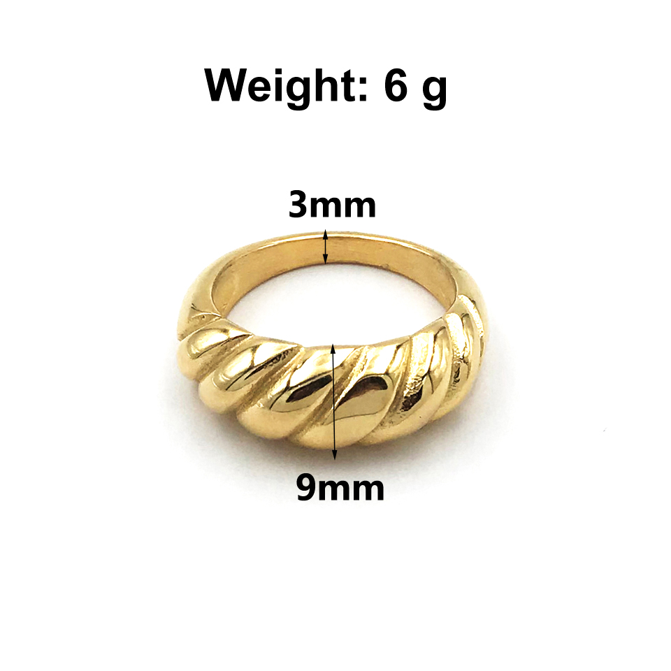 High Quality Designer Stainless Steel Band Rings Fashion Jewelry Men Women Wedding Promise Ring Women'S Gifts Accessories With Jewelry Pouch-image-756926058