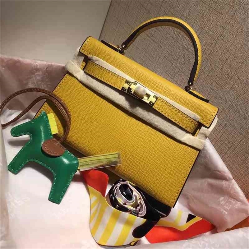 

Herme Women Handbags Luxurys Designer Handbag Fashion Kelys Women's Bag, Yellow