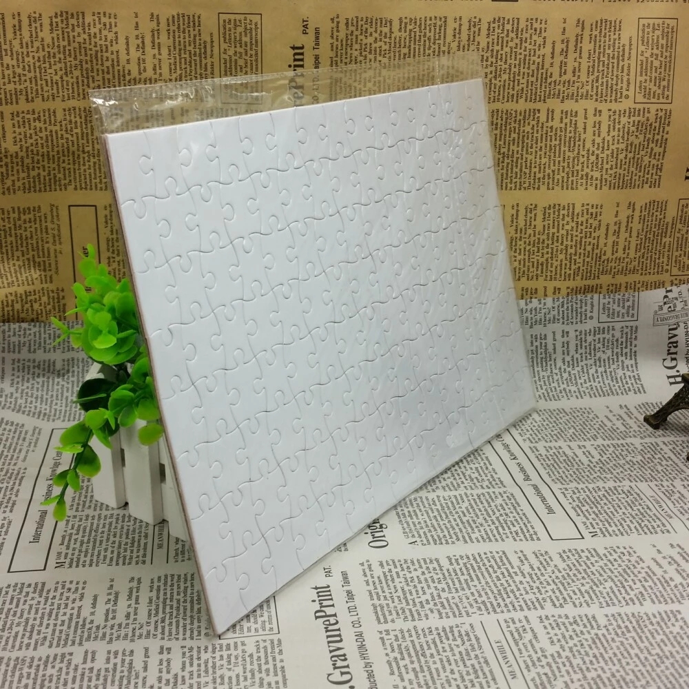 

A4 /A5 Sublimation Blank Puzzle DIY Craft PaperJigsaw Puzzle For Sublimation Ink Transfer products