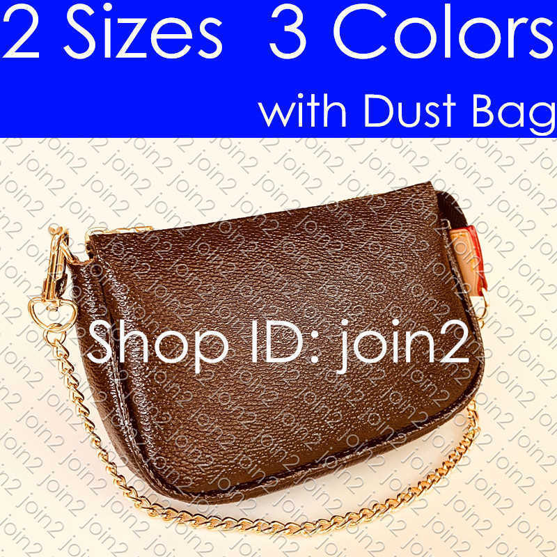 

m58009 mini pochette accessoires designer vintage womens clutch evening shoulder handbag wrist cross body bag pouch chain wallet coin purse, Xextra long chain (no bag)