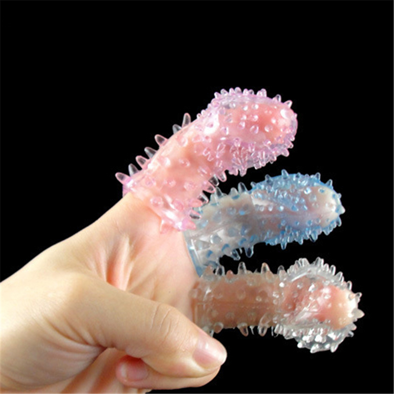 

1Pcs Soft Rubber Flirting Gloves adult toys Barbed Clit G-Spot Stimulator sex toys for couples games Female masturbation Health Care
