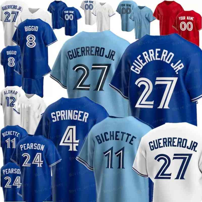 

Matt Chapman Vladimir Guerrero Jr. Jersey Cavan Biggio Bo Bichette Hyun-Jin Ryu Randal Grichuk George Springer Lourdes Gurriel Jr. Nate Pearson Alejandro Espinal, Women
