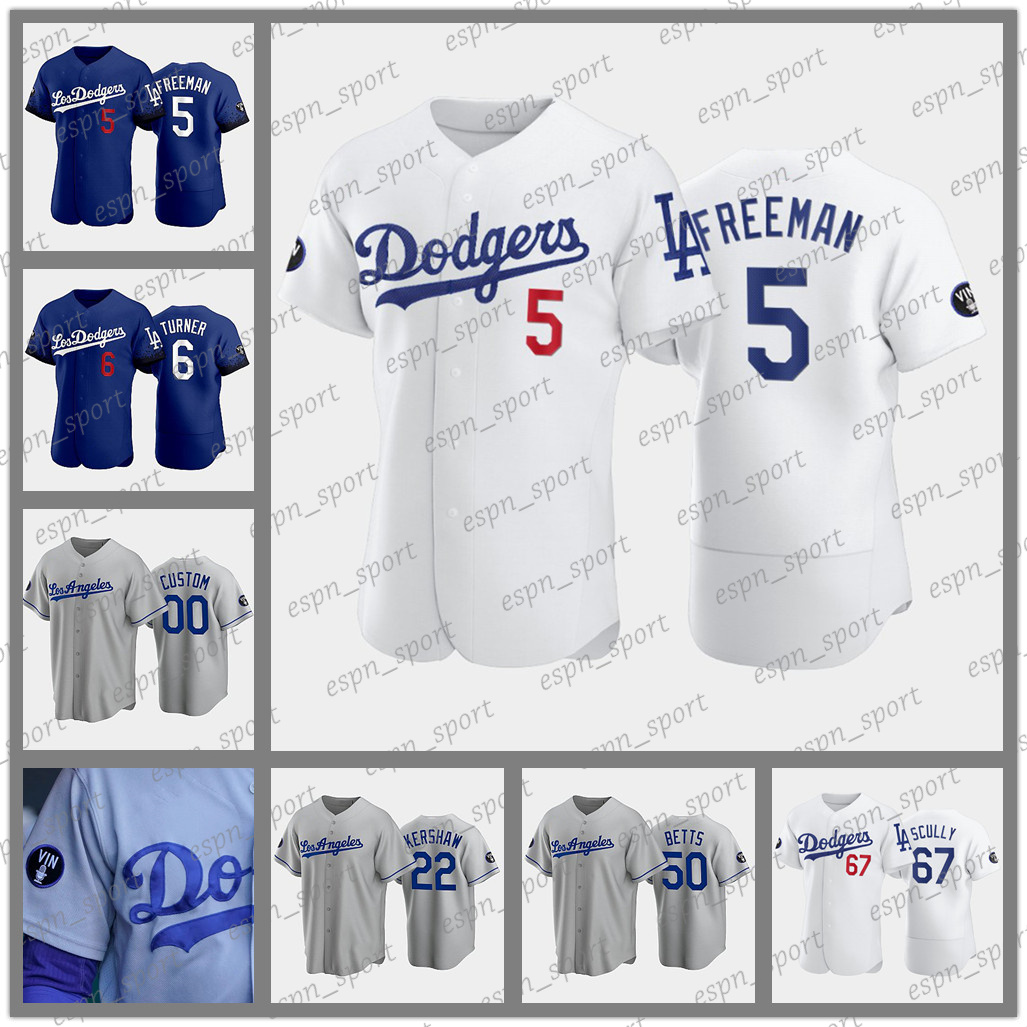 

2022 Vin Patch Men Women Youth Vin Scully dodgers 50 Mookie Betts 6 Trea Turner 5 Freddie Freeman 35 Cody Bellinger 10 Justin Turner 3 Chris Taylor Baseball Jersey, Youth cool base