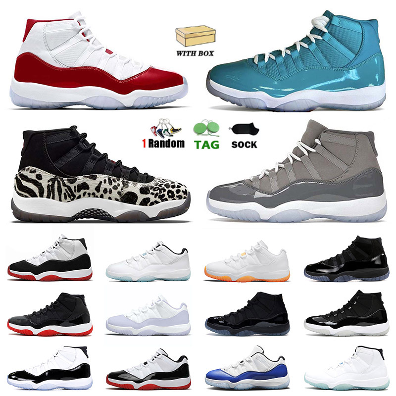 

Jumpman 11 Cherry Cool Grey Basketball Shoes 11s With Box Dolphins High Bred White Concord Low Pure Violet Barons Gamma Blue Off Men Women Designer Sneakers Size 13, D53 40-47