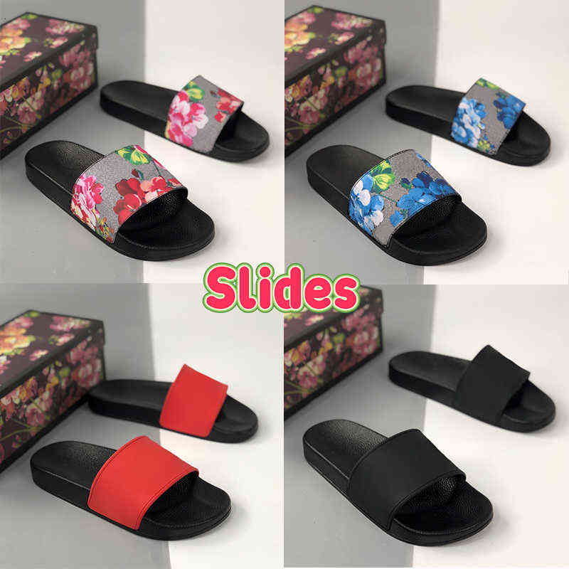 

Sneakers Slipper Designer 2022 Sandals Sandal Shoes with Bag Box Dust Receipt Floral Slide Rubber Leather Summer Slides Beach Slippers Wmdn, Men us7 =uk6.5= eur40