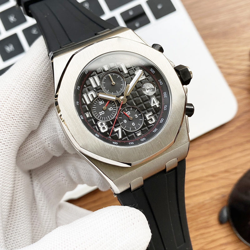 

A Ps watch full of diamonds Mechanical watch Automatic Mechanical Mens 42MM Stainless Steel Business Wristwatches For Men Rubber Strapqq