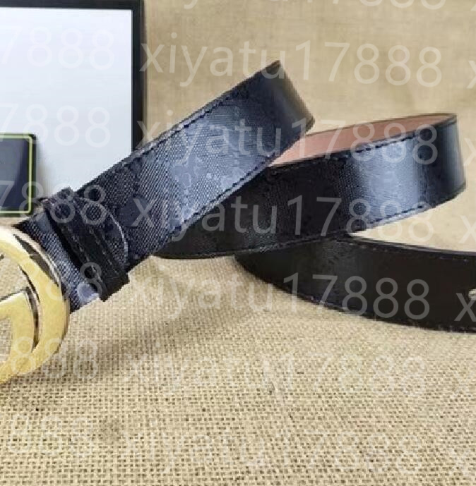 

TJKP Mens Designer Belt Men Great Quality Chain Luxury Genuine Leather Fashion Belts Woman Womens Belt Black Double G Smooth Buckle Waistband, Belt+with box