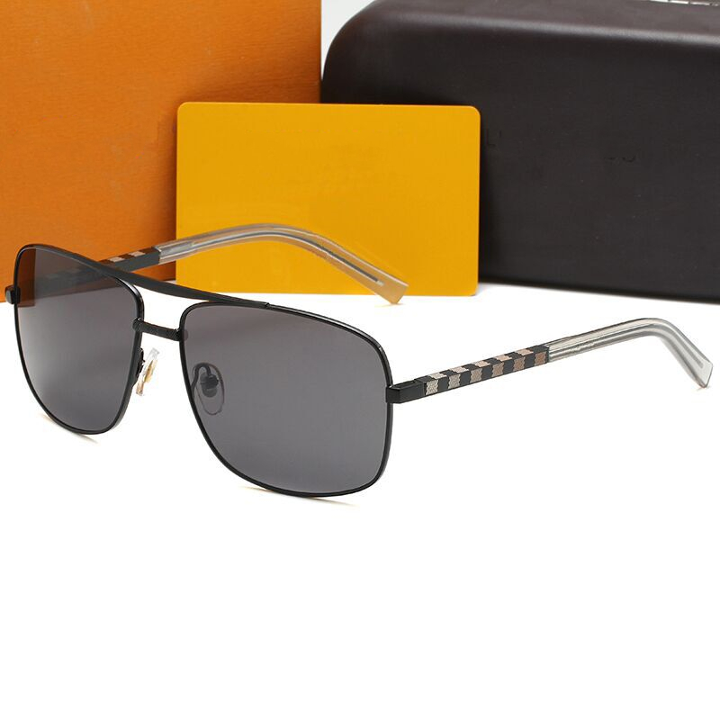 

0258 Fashion Sunglasses toswrdpar Eyewear Sun Glasses Designer Mens Womens Brown Cases Black Metal Frame Dark 50mm Lenses For beach