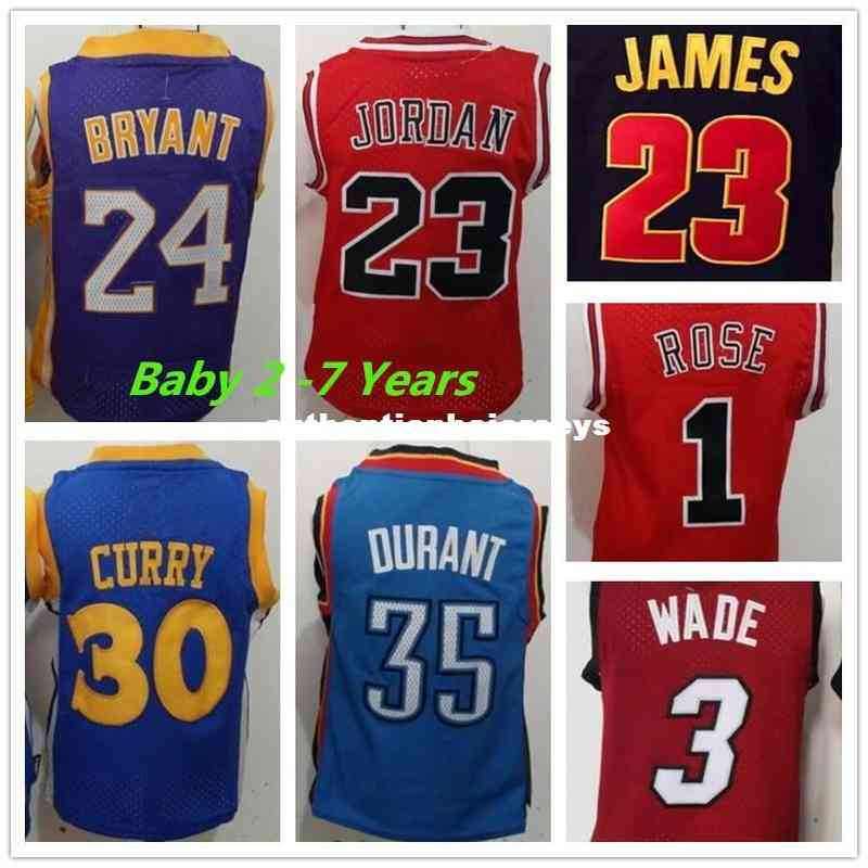 

New youth Basketball Jerseys Toddler,All Stitiched Children Stephen SC Kids Jersey KD Baby Jersey Ncaa College, Ivory