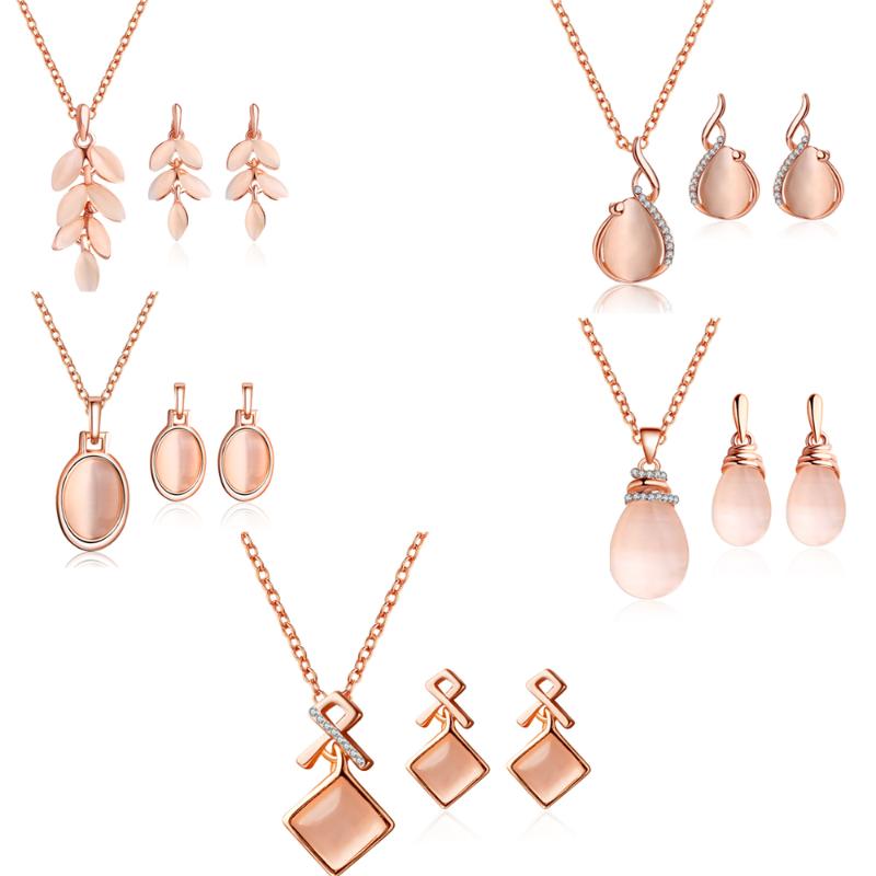 

Pendant Necklaces 100sets/Jewerly Sets Tone Rhinestone 5 Styles Jewerly Making For Women