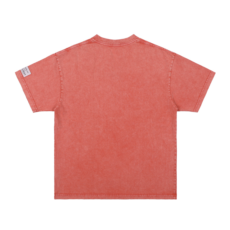 

Do Old Wash Letter T-shirt High Quality 1 Short-Sleeved Thicken T-shirt