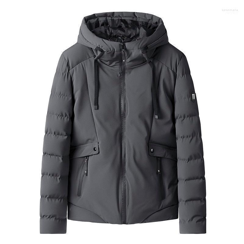 

Men's Down & Parkas Men Windproof Hat Jacket 2022 Winter Brand Casual Warm Thick Waterproof Coat Autumn Outwear Kare22, Blue